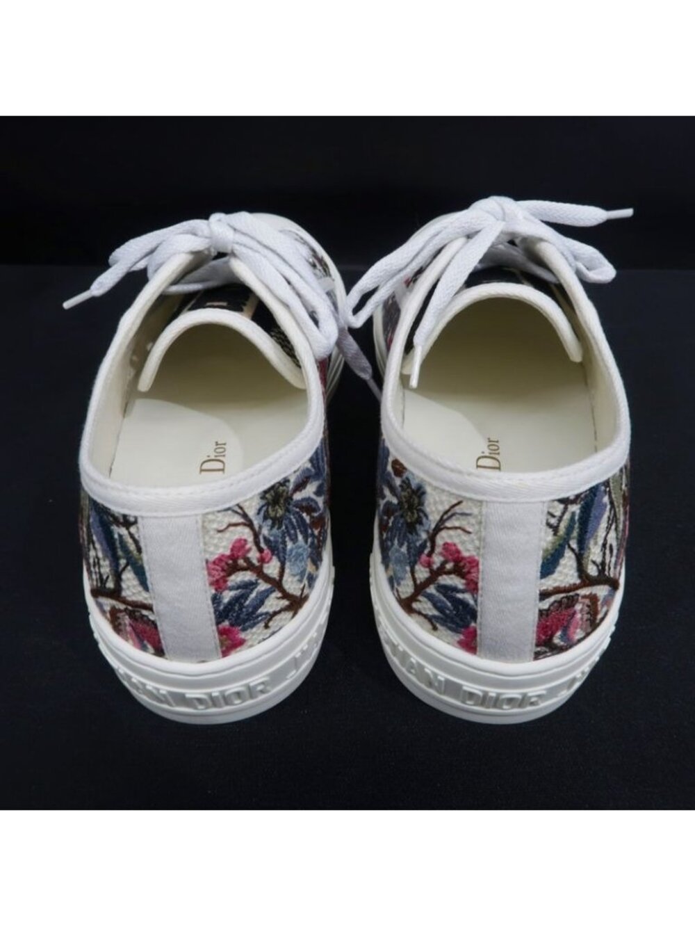 Dior Floral Embroidery Sneakers Size 38 Apparel Shoes - Picture 7 of 10